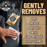 LEATHER CLEANER CAR CLEANING WIPES FOR LEATHER, VINYL, AND FAUX LEATHER (50 WIPES)