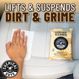 LEATHER CLEANER CAR CLEANING WIPES FOR LEATHER, VINYL, AND FAUX LEATHER (50 WIPES)