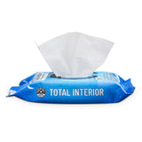TOTAL INTERIOR CLEANER & PROTECTANT CAR CLEANING WIPES