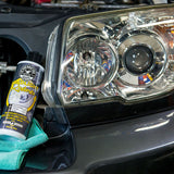 HEADLIGHT LENS RESTORER AND PROTECTANT