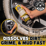 CLING ON TIRE FOAM HIGH GLOSS 3 IN 1 CLEANER, PROTECTANT, & DRESSING