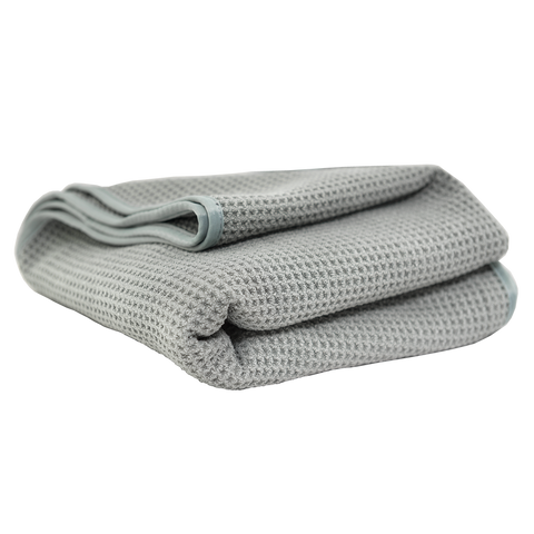 Gray Microfiber Drying Towel